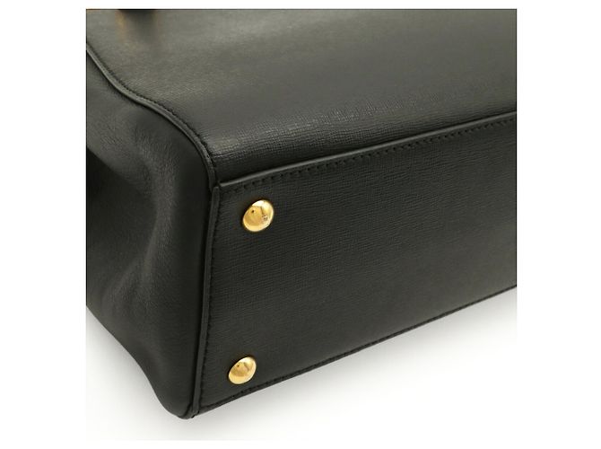 Fendi Petite 2Jours Handtasche Schwarz - Ansicht 4