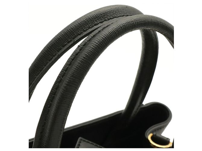 Fendi Petite 2Jours Handtasche Schwarz - Ansicht 5
