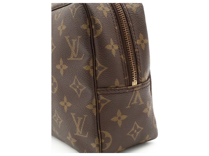 Louis Vuitton Monogram Trousse Toilette 28 Clutch Bag Marrone - vista 6