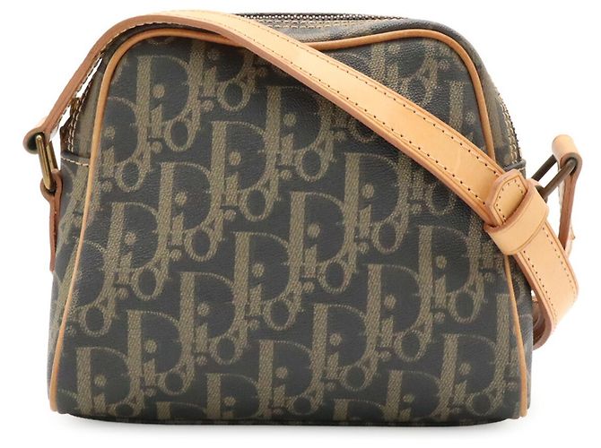 Borsa a tracolla/Pochette Christian Dior Trotter Beige Grigio antracite - vista 2