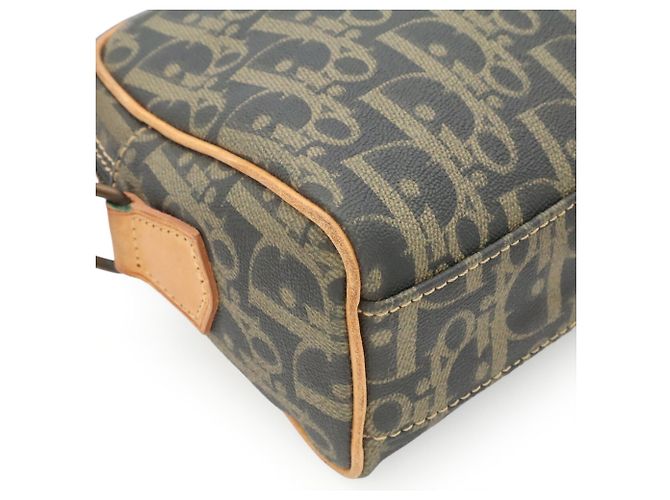Borsa a tracolla/Pochette Christian Dior Trotter Beige Grigio antracite - vista 4