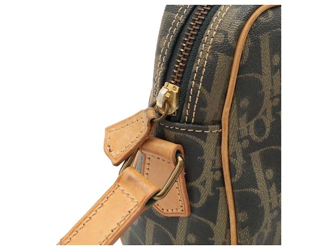 Borsa a tracolla/Pochette Christian Dior Trotter Beige Grigio antracite - vista 6