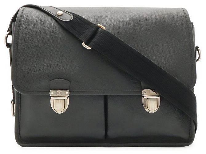 Borsa a tracolla Louis Vuitton Taiga Alexei Grigio - vista 2