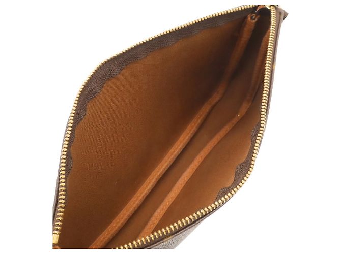 Louis Vuitton Monogram Pochette Accessoires Handbag Pouch Marrone - vista 6