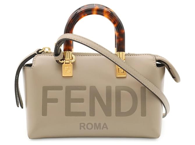 Borsa Fendi By The Way Mini Grigio - vista 2