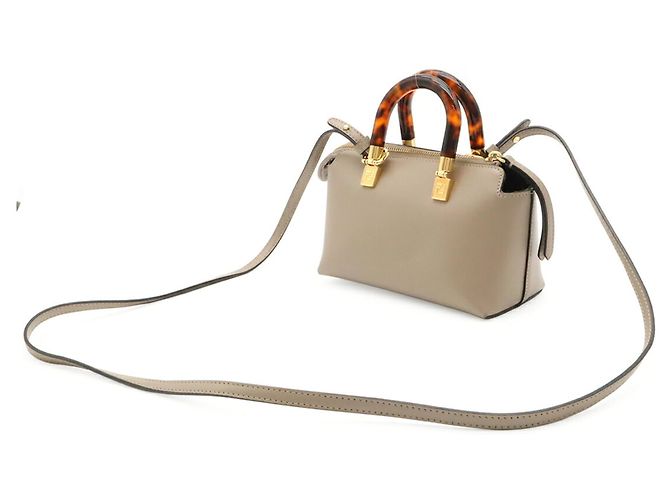 Borsa Fendi By The Way Mini Grigio - vista 3