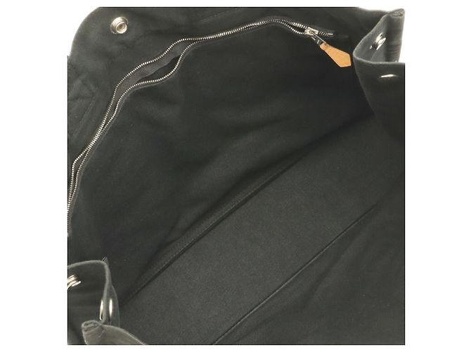 Hermès Borsa Fourre-Tout MM Hermes Marrone Nero - vista 8