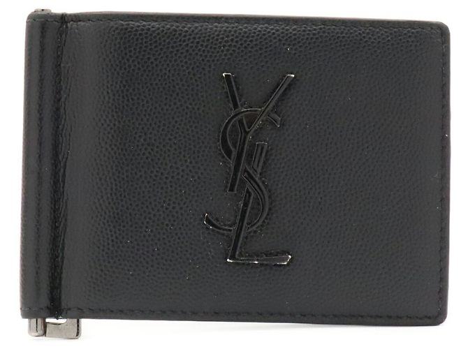 Cartera bi-fold Yves Saint Laurent Cassandra Negro - vista 2