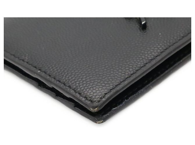 Cartera bi-fold Yves Saint Laurent Cassandra Negro - vista 4