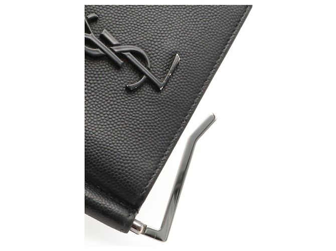 Cartera bi-fold Yves Saint Laurent Cassandra Negro - vista 6