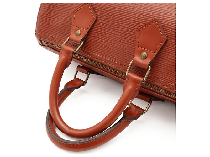 Borsa Louis Vuitton Epi Speedy 25 Marrone - vista 5