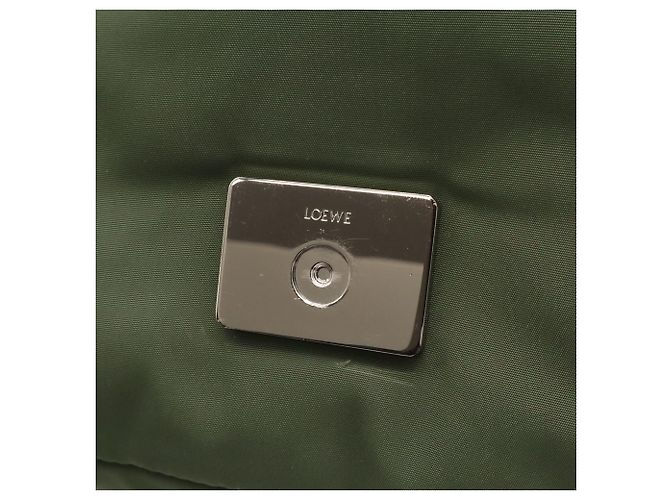 Bolsa Goya Puffer Anagram LOEWE Verde Laranja Caqui - vista 6
