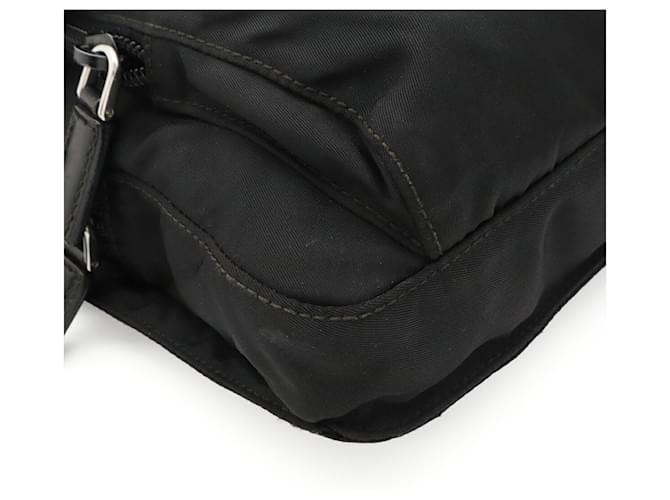 Prada Triangle Shoulder Bag Pouch Schwarz - Ansicht 4