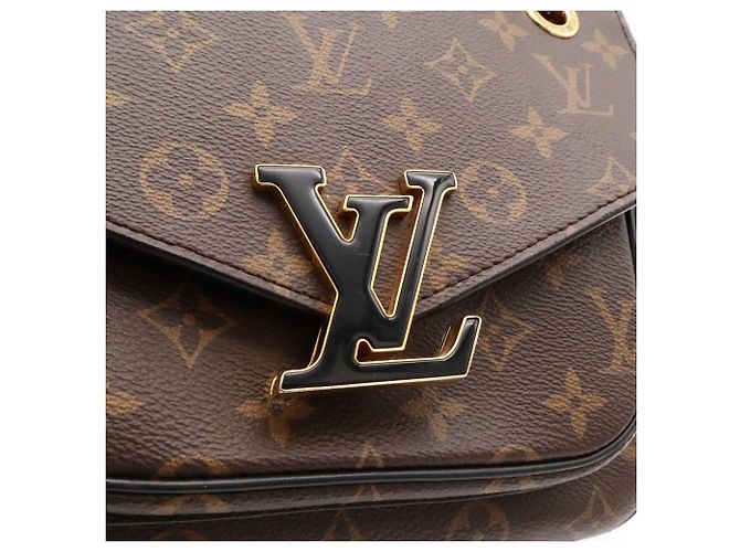 Borsa a tracolla Louis Vuitton Monogram Passy Marrone - vista 6