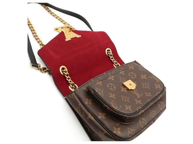 Borsa a tracolla Louis Vuitton Monogram Passy Marrone - vista 7
