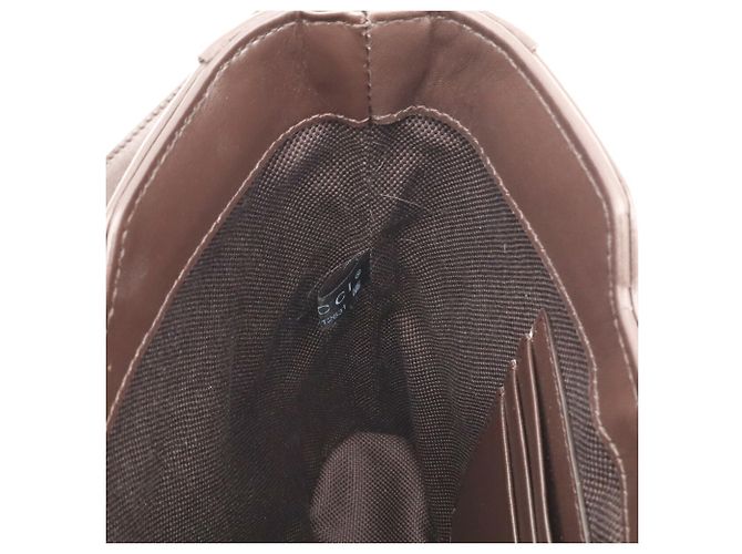 Mini borsa secchiello Gucci GG Canvas Rosso Beige Verde Marrone scuro - vista 7