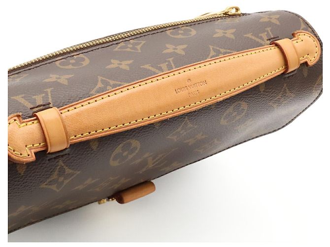 Borsa Louis Vuitton Monogram Pochette Metis Marrone - vista 5