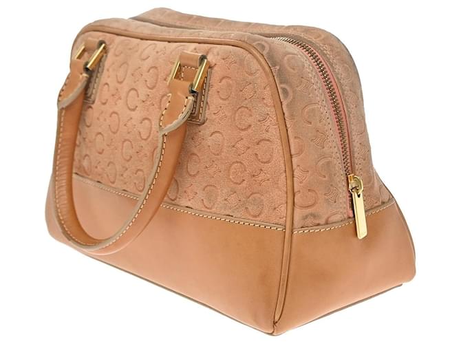 Céline Celine C Macadam Suede Arancione - vista 4