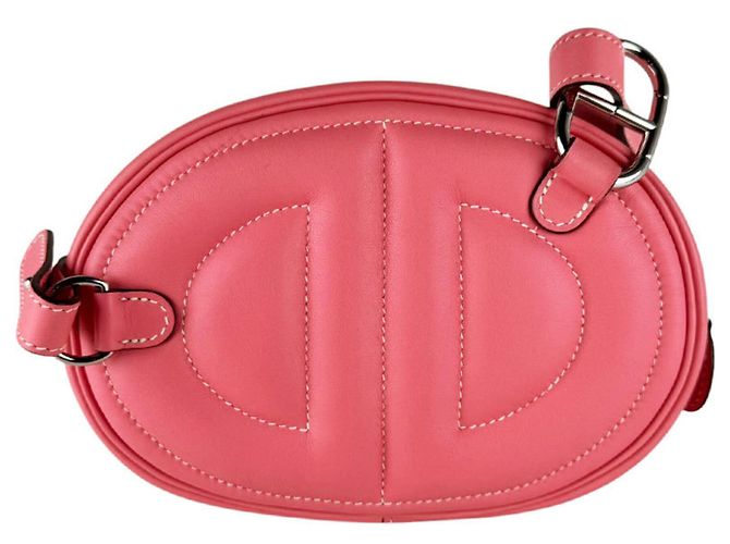 Hermès Borsa a tracolla Hermes in pelle Swift Rosa - vue 3
