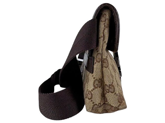 Gucci GG Canvas Brown Body Bag - view 2