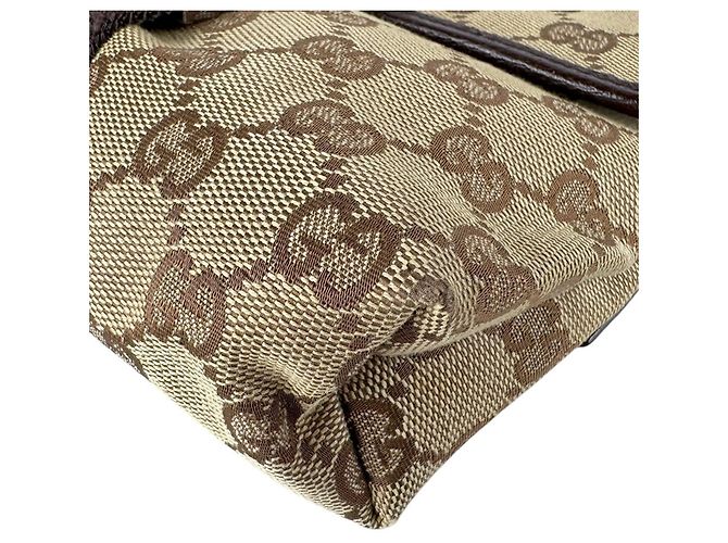 Gucci GG Canvas Brown Body Bag - view 7