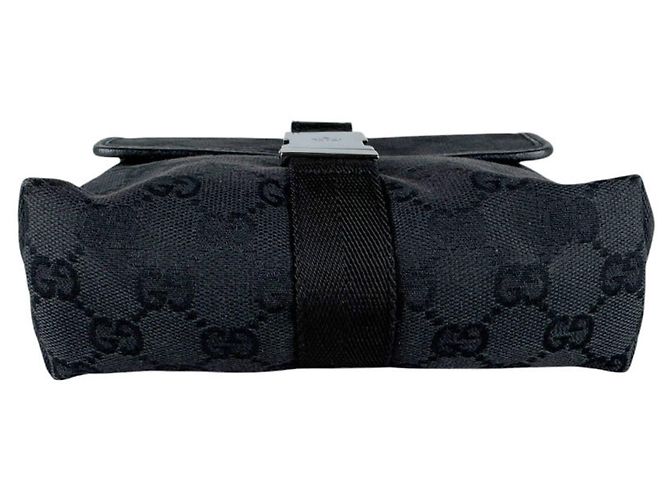 Borsa a tracolla Gucci GG Canvas Black Nero - vista 4