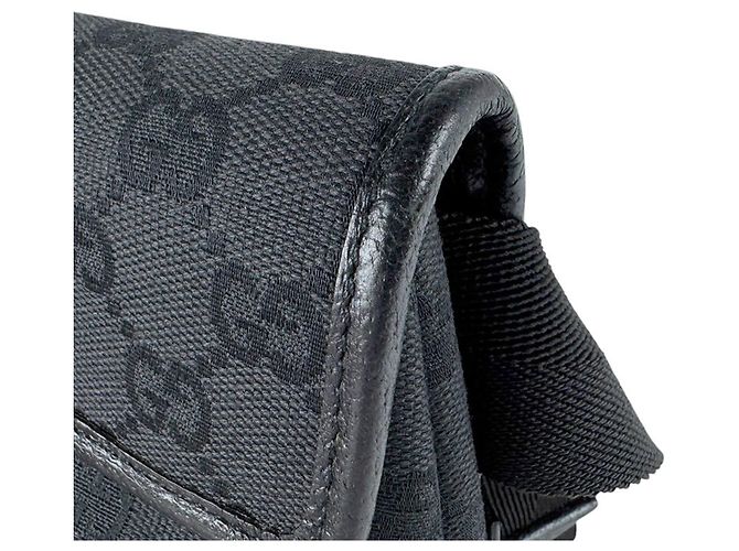 Borsa a tracolla Gucci GG Canvas Black Nero - vista 5
