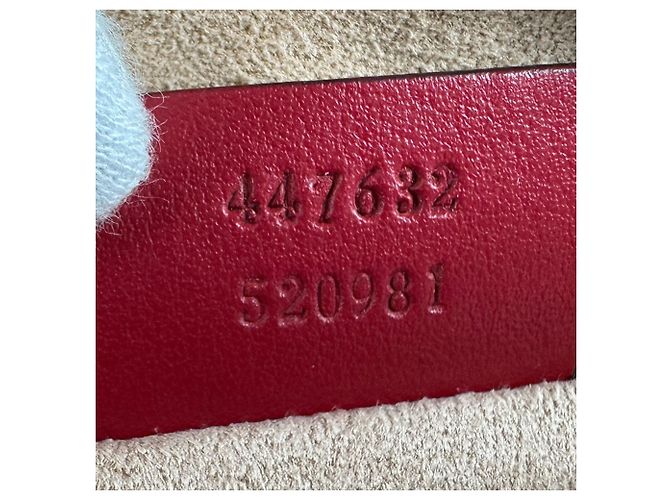Borsa a tracolla Gucci GG Marmont Rosso - vista 13