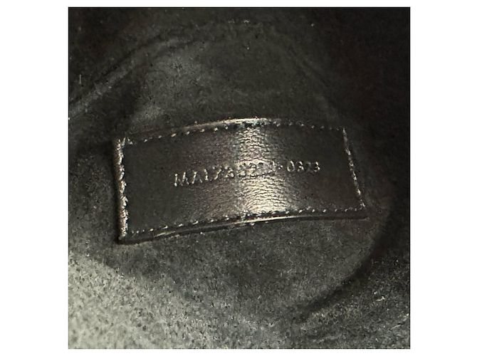 Borsa a tracolla in pelle nera Saint Laurent Nero - vista 13
