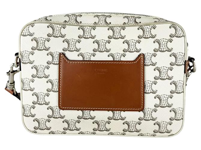 Céline Borsa a Tracolla Celine Small Messenger Marrone Crudo - vista 3