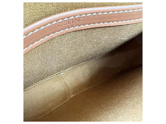 Céline Borsa a Tracolla Celine Small Messenger Marrone Crudo - vista 5