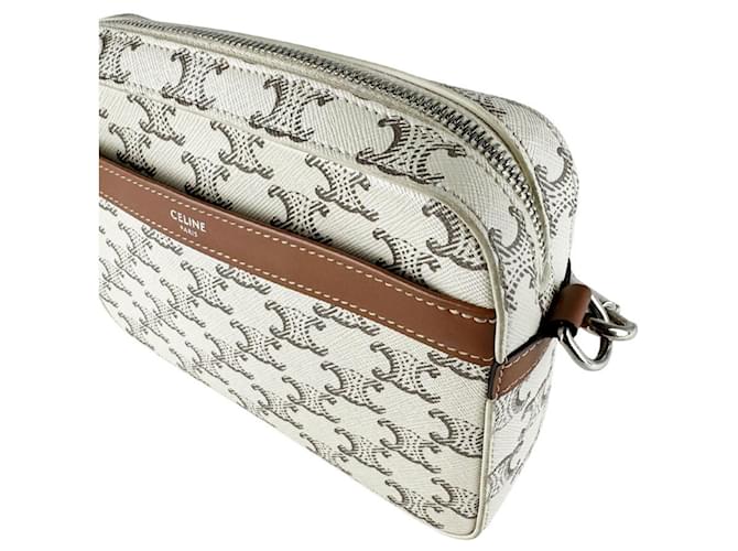 Céline Borsa a Tracolla Celine Small Messenger Marrone Crudo - vista 6