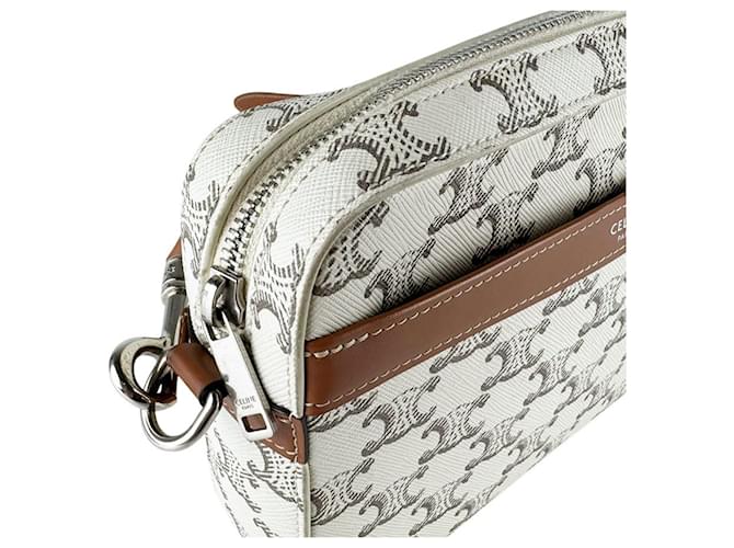 Céline Borsa a Tracolla Celine Small Messenger Marrone Crudo - vista 7