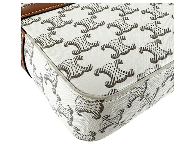 Céline Borsa a Tracolla Celine Small Messenger Marrone Crudo - vista 9