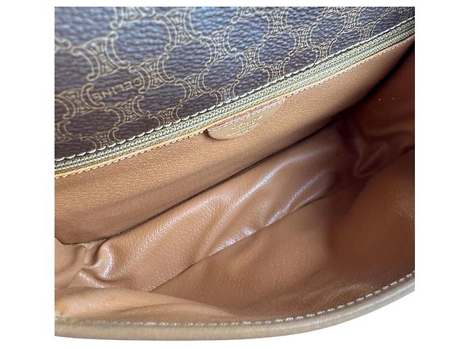 Céline Borsa a tracolla Celine Brown Macadam Marrone - vista 11