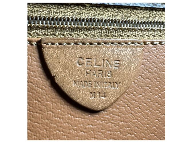 Céline Borsa a tracolla Celine Brown Macadam Marrone - vista 12