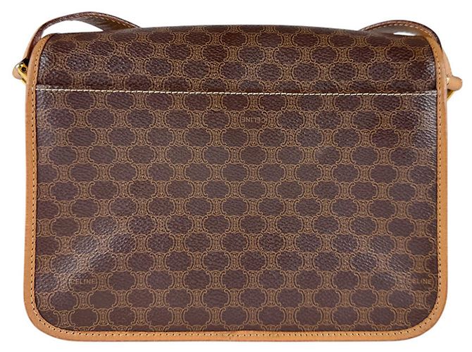 Céline Borsa a tracolla Celine Brown Macadam Marrone - vista 3