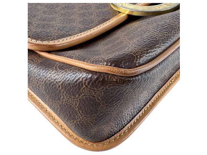 Céline Borsa a tracolla Celine Brown Macadam Marrone - vista 8