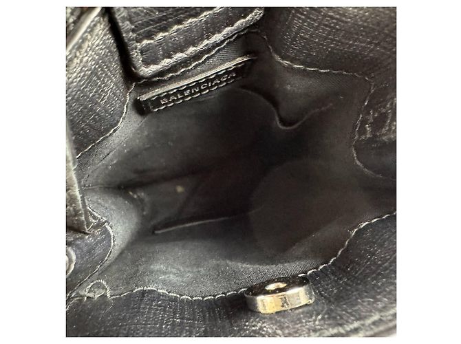 Everyday Borsa a tracolla Balenciaga in pelle nera Nero - vista 12