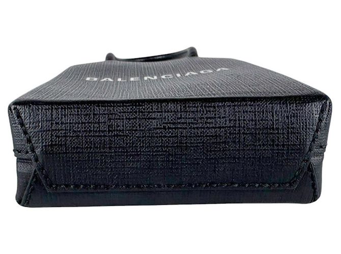Everyday Borsa a tracolla Balenciaga in pelle nera Nero - vista 4