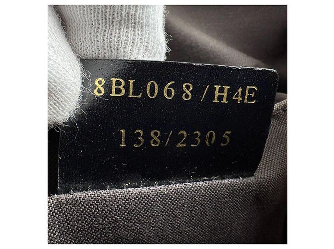 Borsa a mano Fendi Zucchino in pelle Nero - vista 13