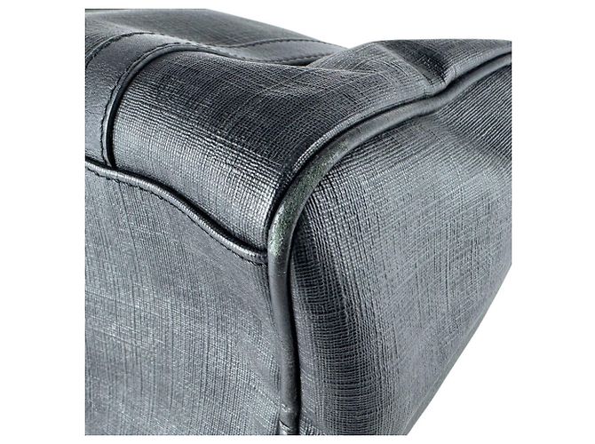 Borsa a mano Fendi Zucchino in pelle Nero - vista 6