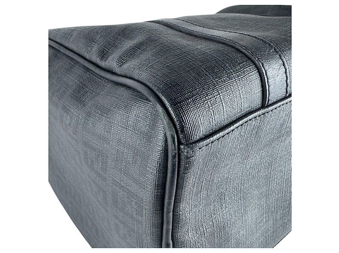 Borsa a mano Fendi Zucchino in pelle Nero - vista 7