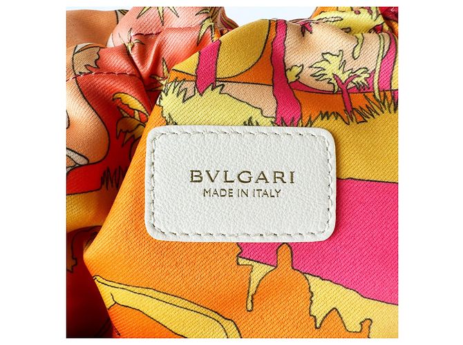 Bulgari Borsa a tracolla Bvlgari Serpenti Forever in paglia e pelle Rosa Arancione Crudo - vista 12