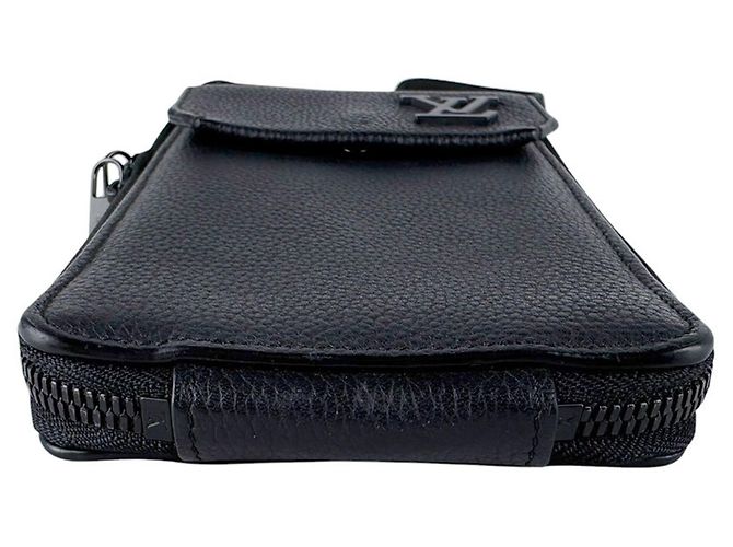 Borsa a tracolla in pelle Louis Vuitton Nero - vista 4