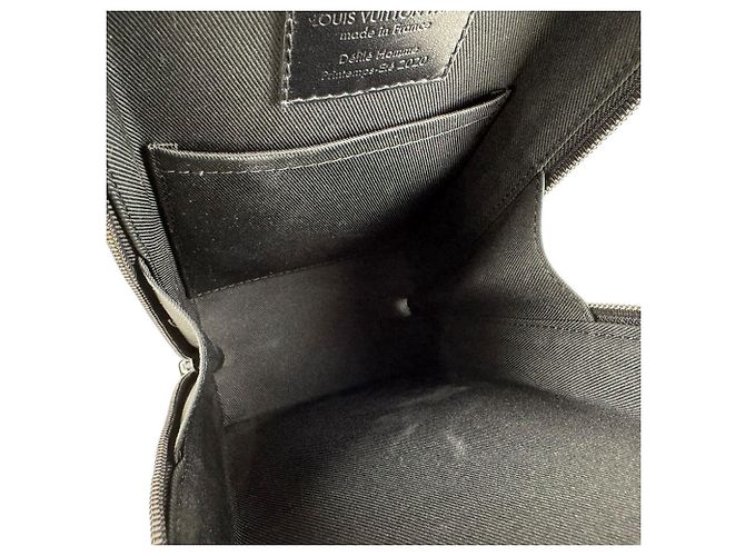 Louis Vuitton Monogram Tuftage Vertical Soft Trunk Schultertasche Braun Schwarz - Ansicht 10
