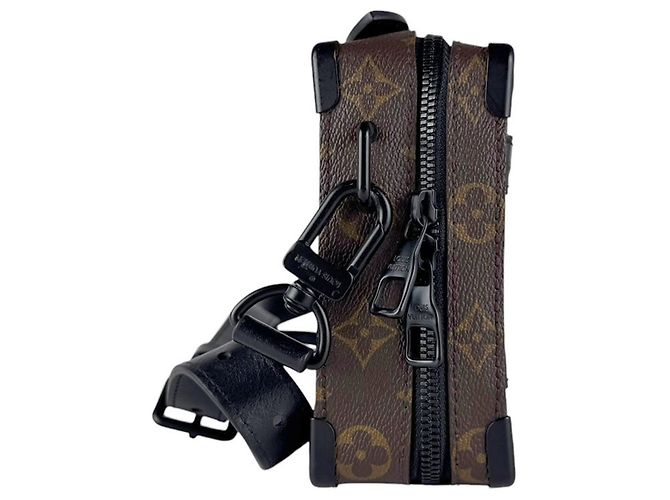 Borsa a tracolla Louis Vuitton in Monogram Macassar Marrone Nero Monogramma - vista 2