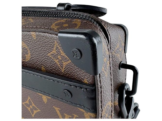 Borsa a tracolla Louis Vuitton in Monogram Macassar Marrone Nero Monogramma - vista 5