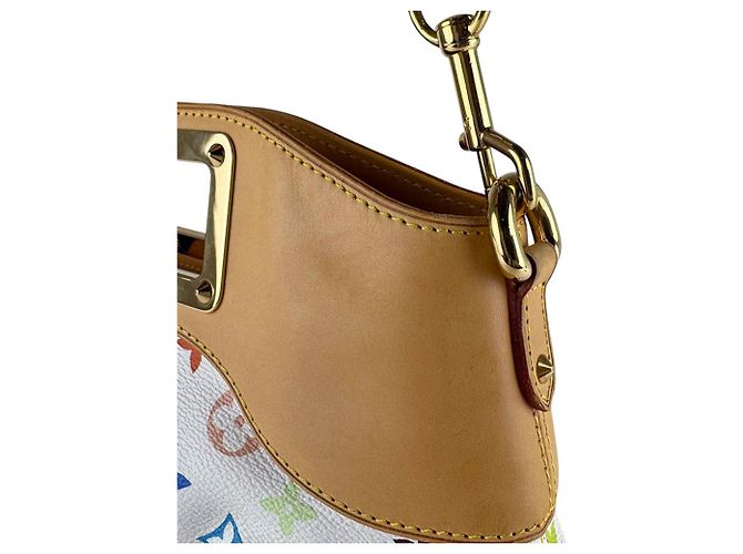 Louis Vuitton Monogram Multicolore Judy MM Handbag White Multiple colors - view 5