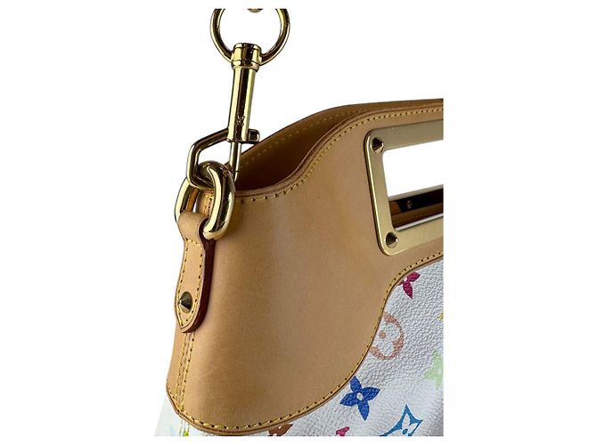 Louis Vuitton Monogram Multicolore Judy MM Handbag White Multiple colors - view 6
